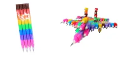 Building Block Pencil (Pack of 4)